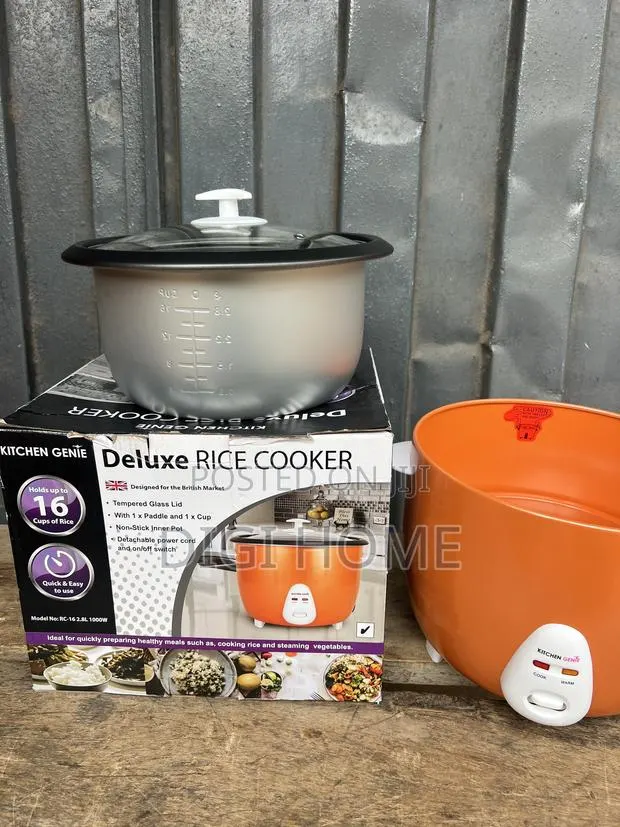 Kitchen Genie Deluxe Rice Cooker 16 Cups – 1000W · Photo 1