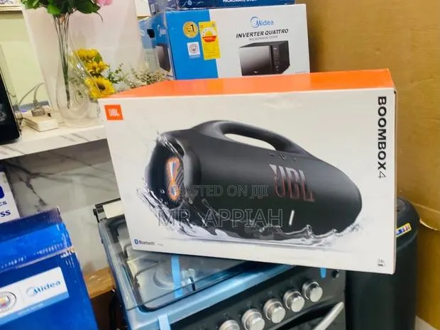 Choose Durable JBL Boombox 4 Portable Speaker(Black) · Photo 1