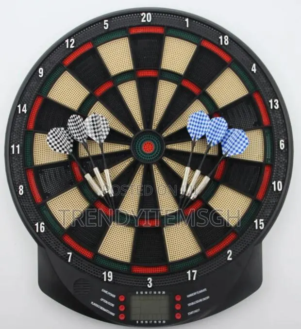 15" Electronic Dartboard With 6 Safety Dart Replacement Dart Heads · Photo 1