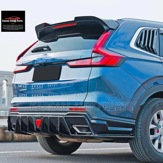 Black Rear Bumper Diffuser LED Brake Light for 2023–2026 Honda CR-V. · Photo 1