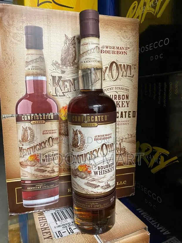 Kentucky Owl Bourbon Confiscated "Wiseman's Bourbon" · Photo 1