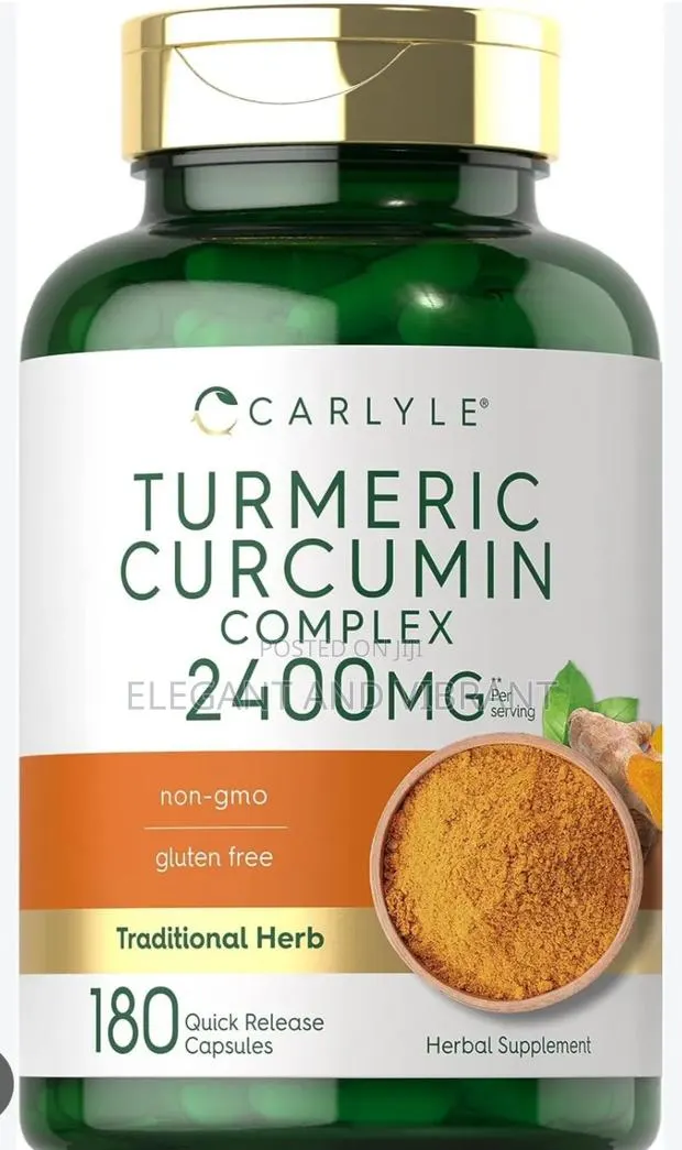 Turmeric Cuircumin Complex,2400mg , 180 Soft Release Capsules