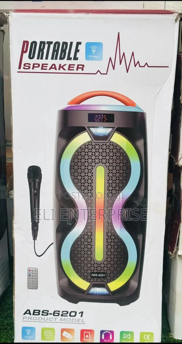 ABS-6201 Portable Wireless Karaoke Speaker · Photo 1