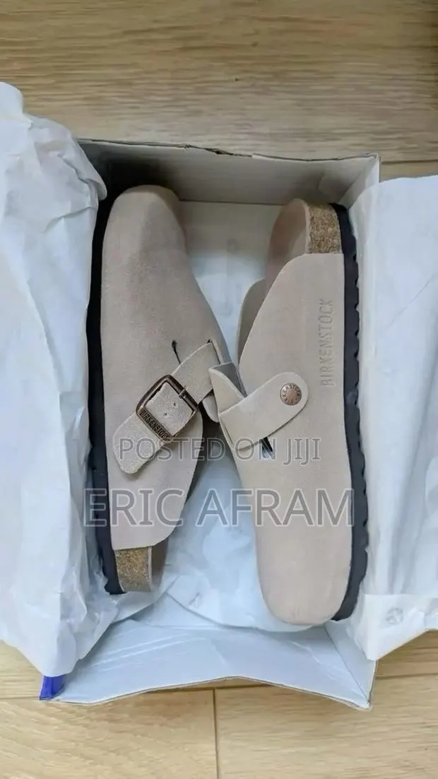 Birkenstock Boston Suede Clogs, Comfort Slip-On · Photo 1