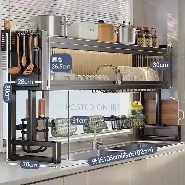 Over Sink Dustproof Draining Rack · Photo 1