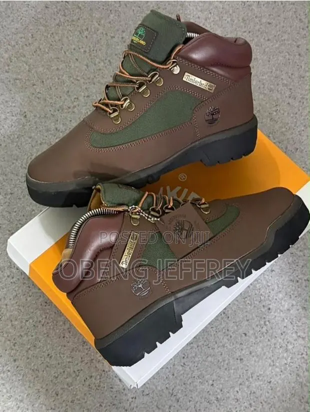 Original Timberland Waterproof Field Boot Coffee N Olive Green · Photo 1