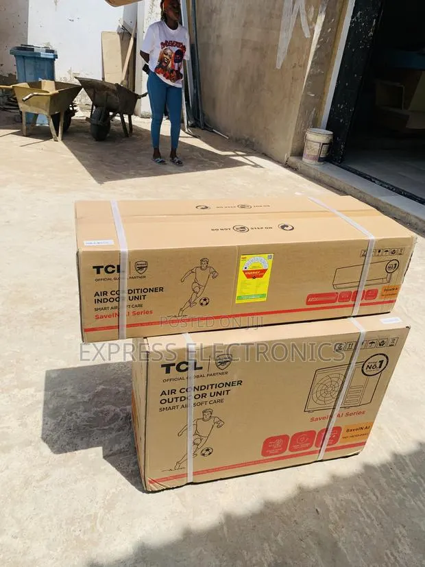 Quality Sleek White Air Conditioner 1.5hp TCL Inverter Dark Grey · Photo 1