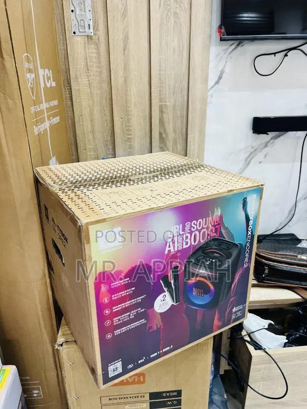 JBL PartyBox Encore Essential 2 Portable Speaker, AI Sound Boost Black · Photo 1