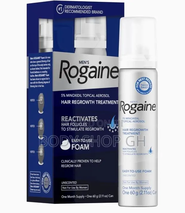Rogaine Minoxidil Foam for Men - One Month Supply / Kirkland Foam · Photo 1