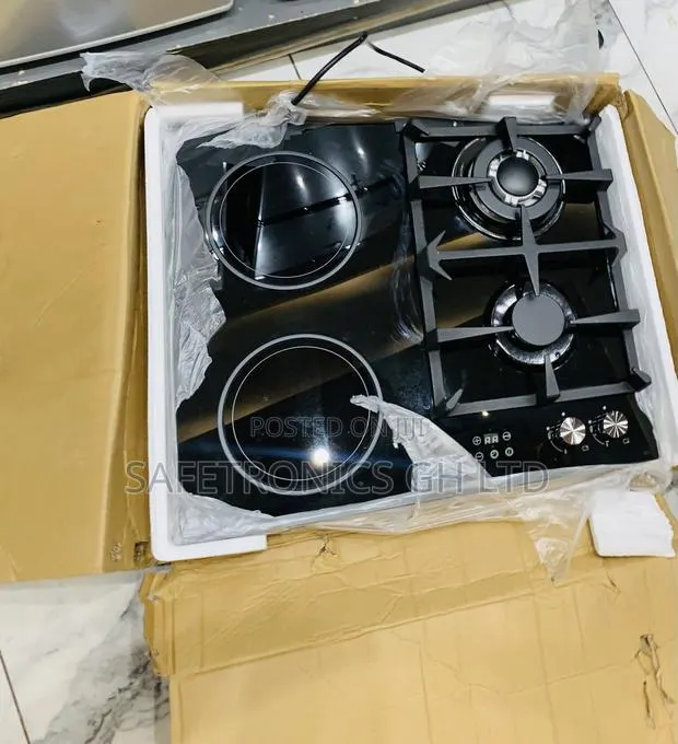 Ultra Modern Kenwood 2 Gas and 2 Electric Hybrid Cooktop · Photo 1