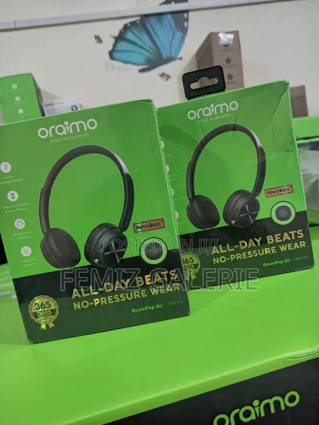 Oraimo Boompop Air Lightweight on-Ear Wireless Headphones · Photo 1