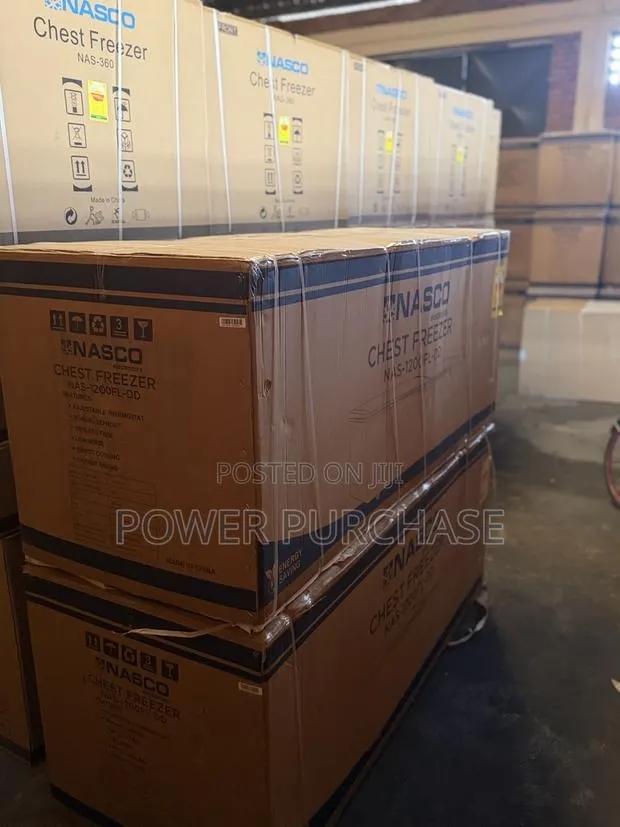 Brand New Nasco Chest Freezer 800 Litres Silver · Photo 1