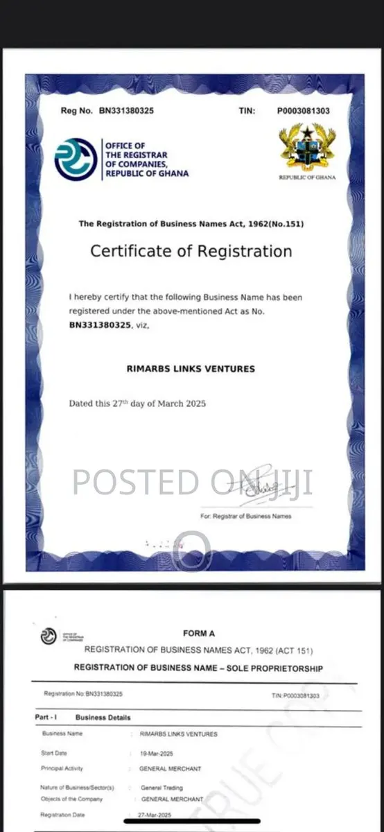 Passport,Birthcertificate,Business Certificate,Afidevite and All · Photo 1