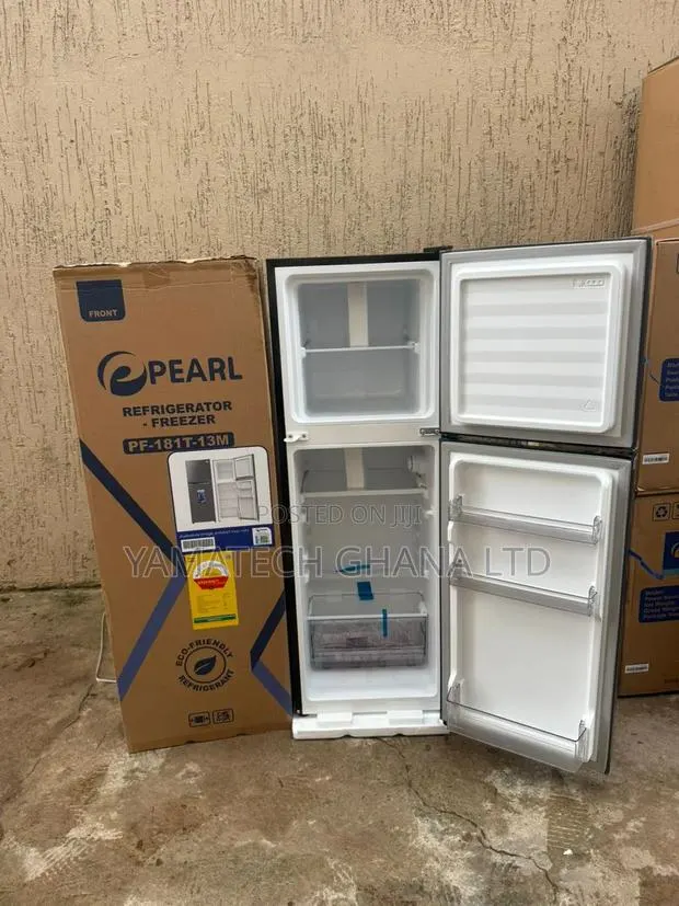Pearl 130 Litre Double Door Refrigerator With Top Freezer · Photo 1