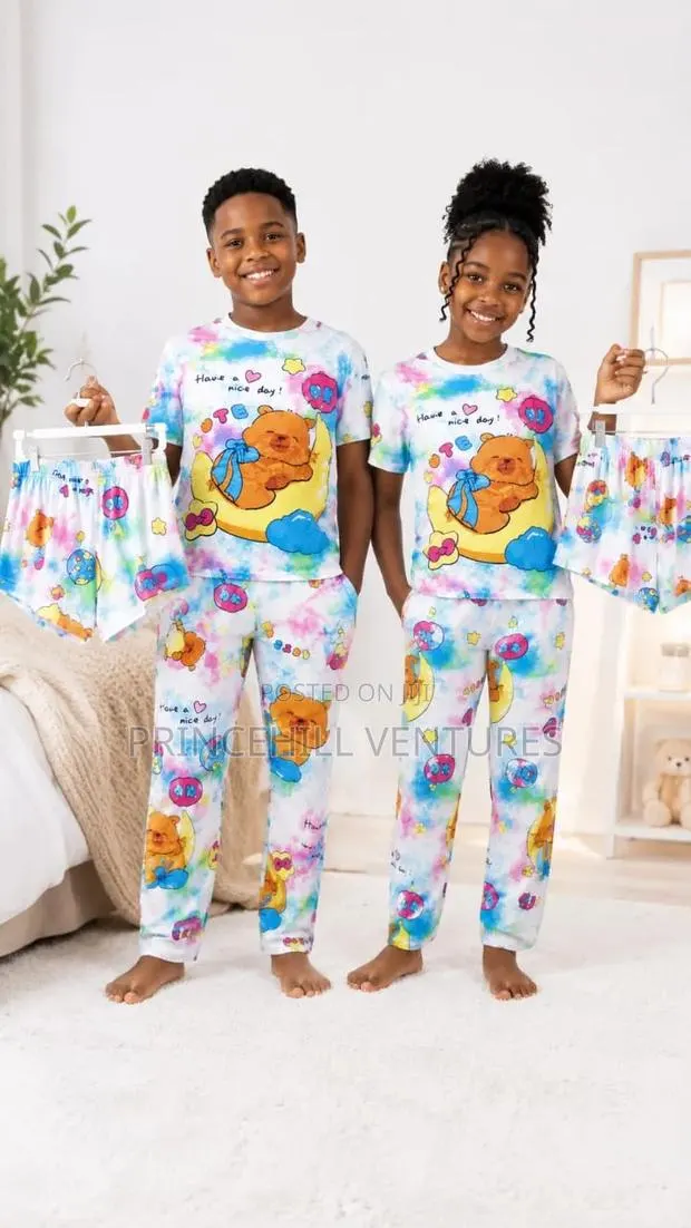 3-PC Set Nightwear/ Pyjamas for Kids · Photo 1