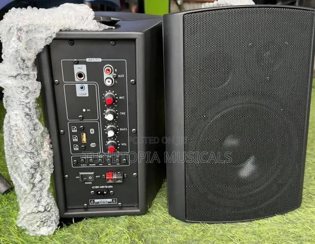 Active Pair of 6inches Wall Mount Speakers With Usb and Bluetooth · Photo 1