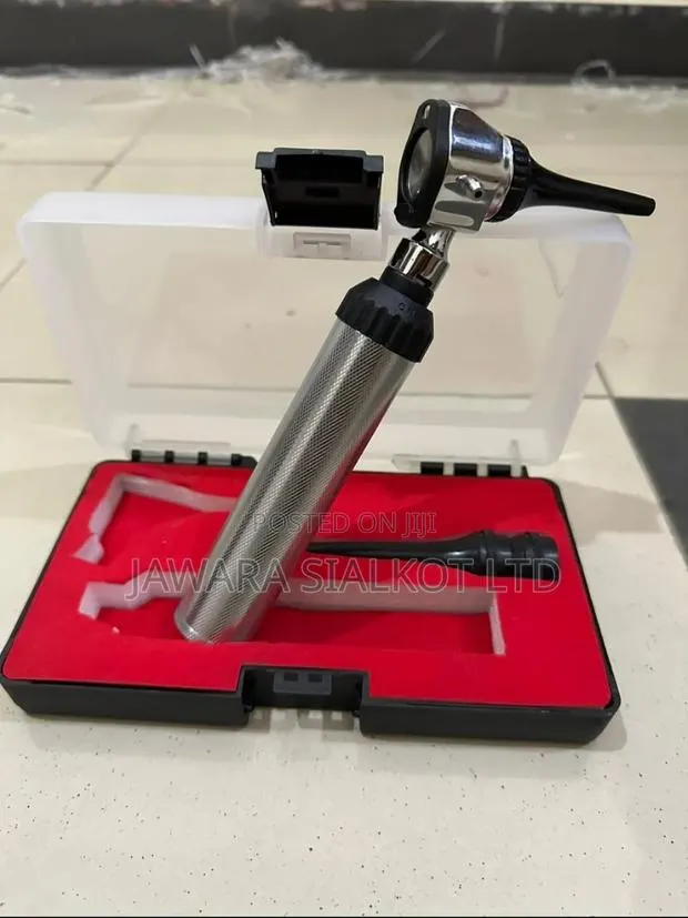 Fiber Optic Mini Otoscope Brass Handle · Photo 1
