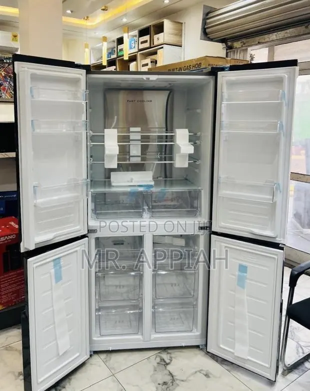High Efficiency Pearl Side by Side 4 Door Mirror Fridge,Pf-630mdbg-2gb · Photo 1