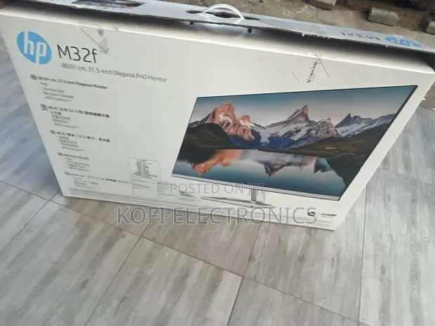 Highly Accurate Color HP M32F” LED Full HD Freesync Monitor · Photo 1