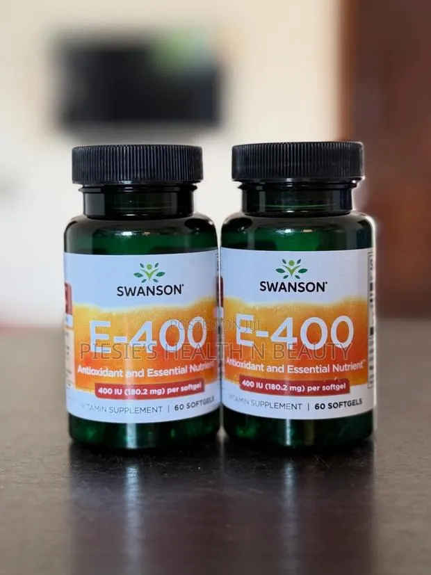 Swanson Vitamin E-400,60 Softgels · Photo 1
