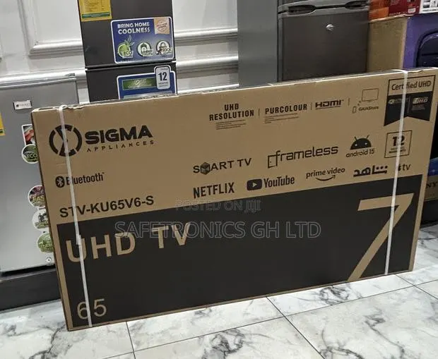 Super Clear Screen 65 Inch Smart Led Uhd Sigma Sig-Ku65v6-S Tv · Photo 1