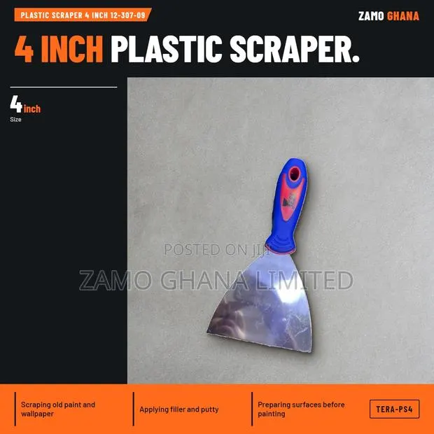 Plastic Scraper 4 Inch 12-307-09 - TERA-PS4 · Photo 1