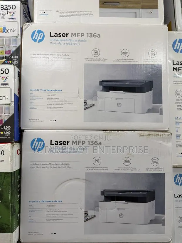 HP Laserjet Pro MFP 136a, Print, Scan, Copy (Black and White) Printer · Photo 1