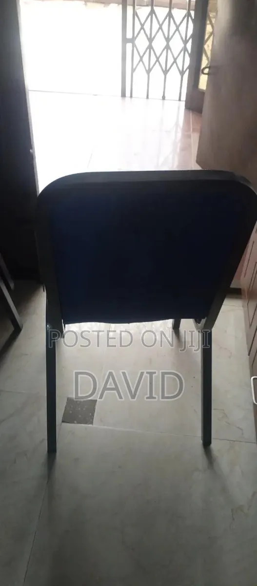 Blue Banquet Conference Chair Church Hall Event Chair Strong Metal · Photo 1