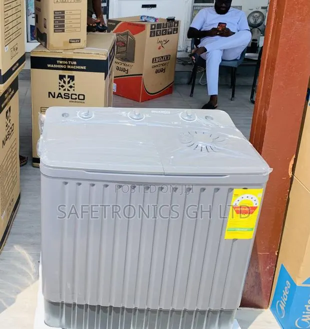 Check Out Best (Washing Machine) Nasco 11kg Grey · Photo 1
