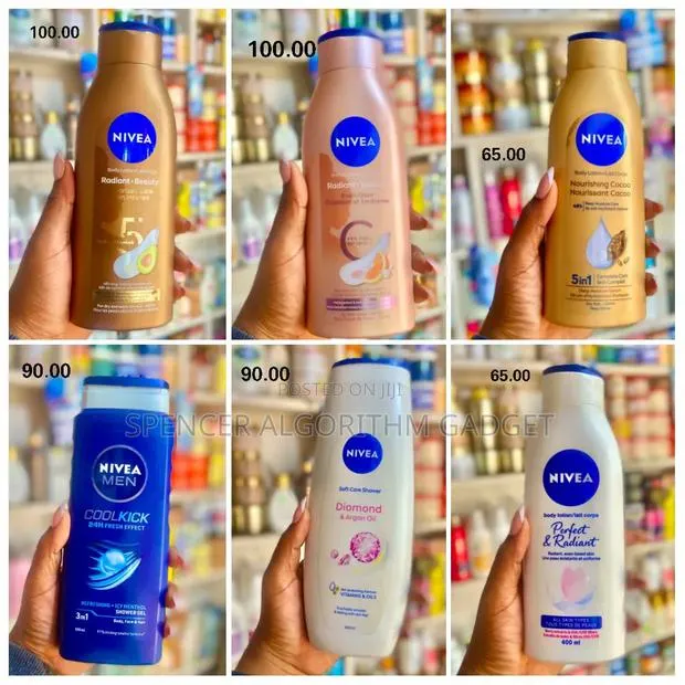 Nivea Cocoa/Perf Rad/Avocado/Turmeric Lt/Cool Kick/Diamond Shower Gels · Photo 1
