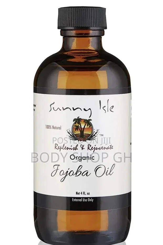 Sunny Isle Organic Jojoba Oil 4oz for HAIR AND SKIN · Photo 1