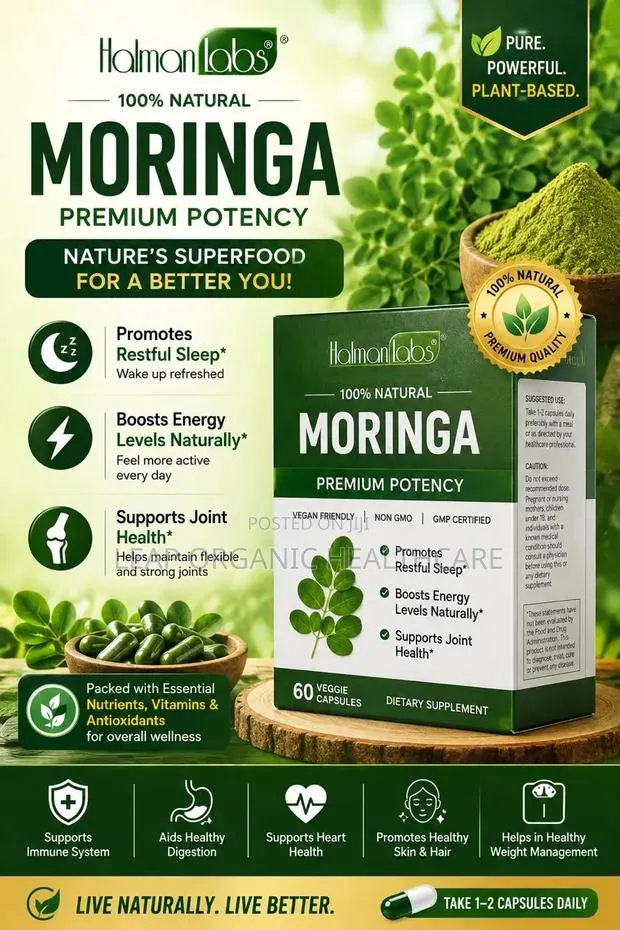Organic Moringa Capsules · Photo 1