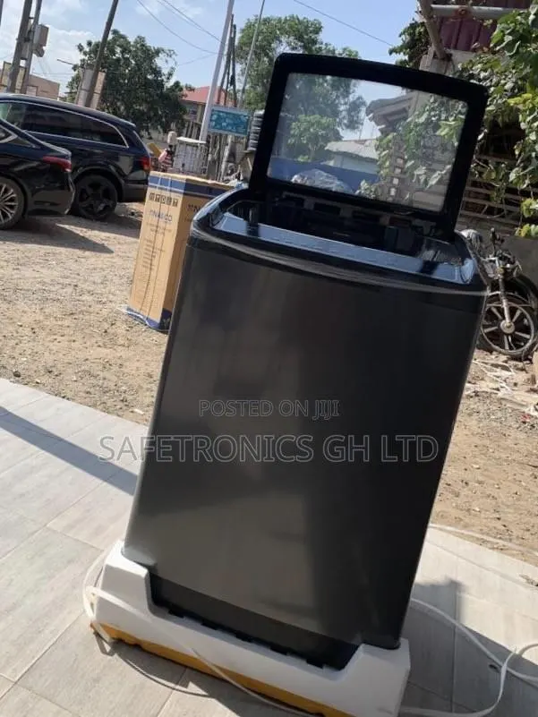 Get Amazing Deal on (Dark-Gery) TCL 18kg WashingMachine Air Spin · Photo 1