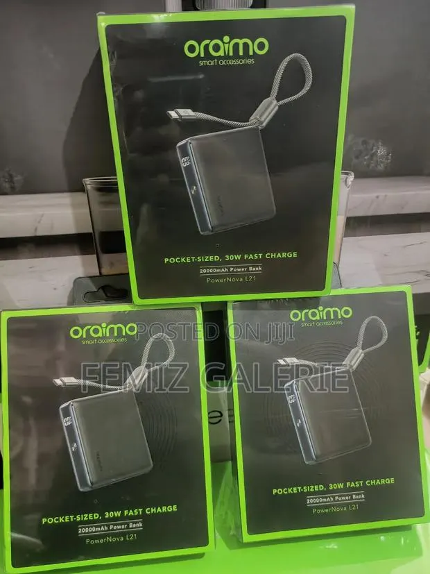 Oraimo Powernova L21 20000mah 30w Power Bank · Photo 1