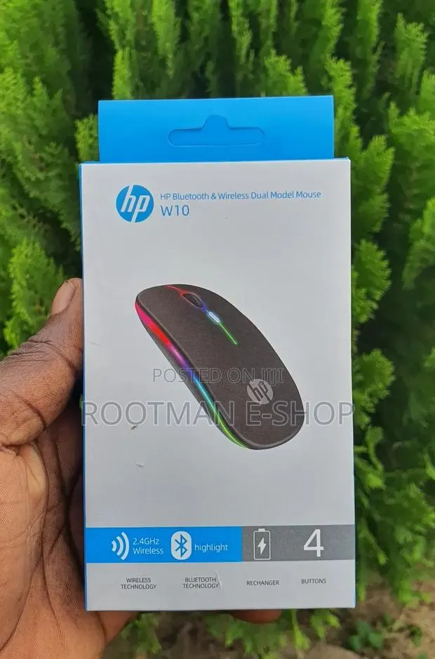 Quality Hp Mouse With RGB Light · Photo 1