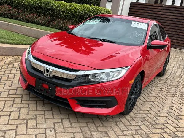 Honda Civic LX 4dr Sedan (2.0L 4cyl) 2016 Red · Photo 1