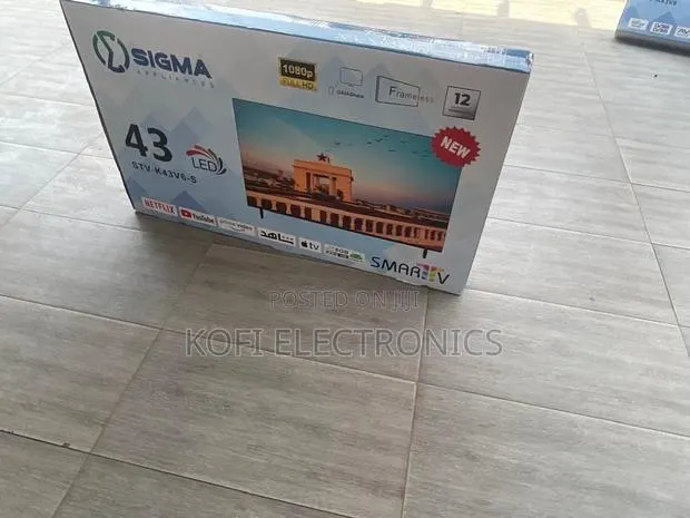 Sigma 43′′ Led Tv Clear Picture, Frameless Design · Photo 1