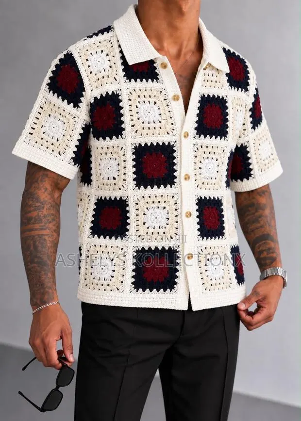 Quality Crochet Men’s Shirt · Photo 1