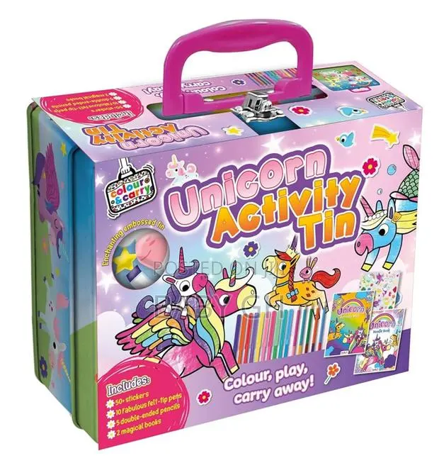 Unicorn Activity Tin · Photo 1