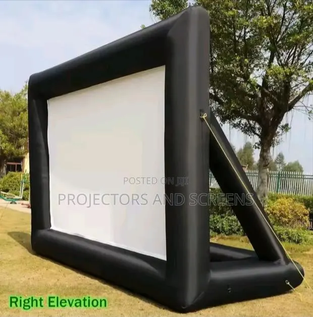 Rent Giant 16ft Wide Outdoor Projector Screen Plus Air Blower Delivery