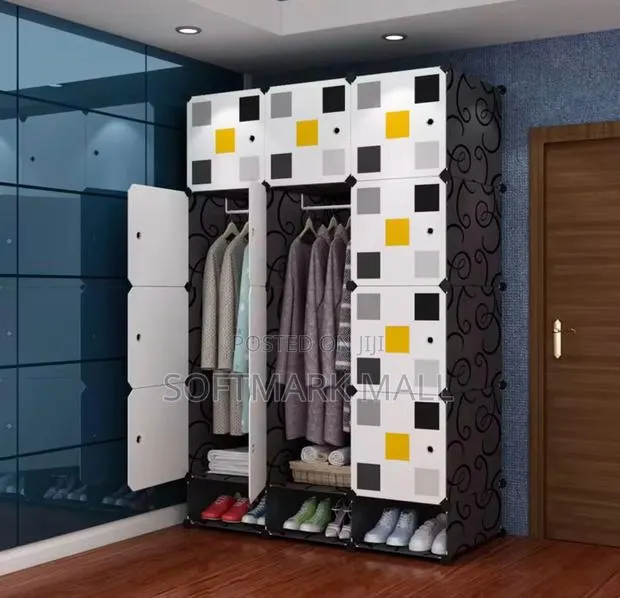 12 Cubes Wardrobe With Shoe Rack · Photo 1