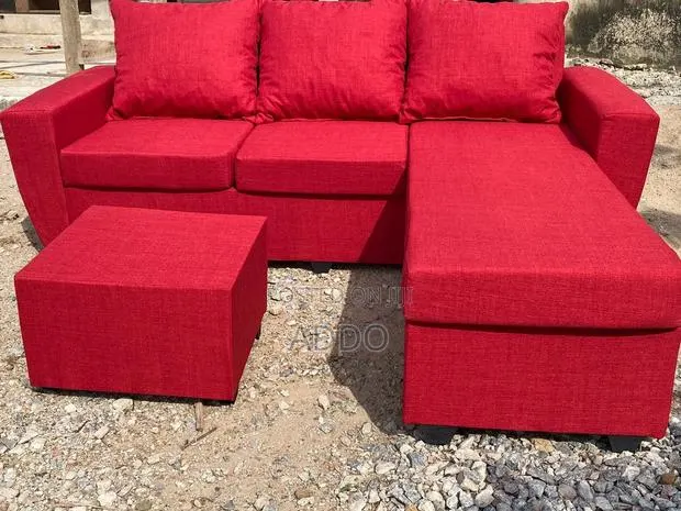 Red L Shape Sofa Forsale · Photo 1
