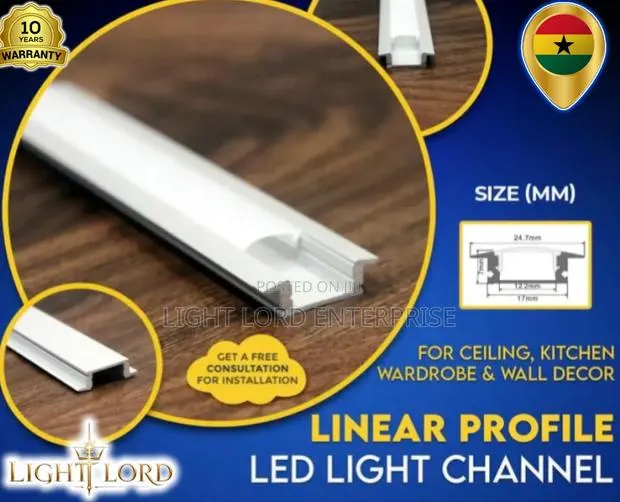 Slink Surface Aluminum Profile Channel 10feet · Photo 1