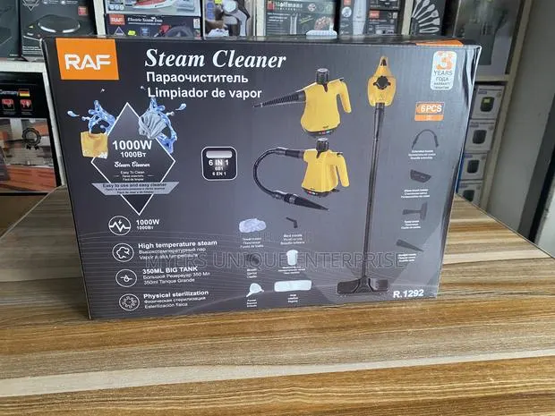 6 in 1 Chemical Free Steam Cleaner 1000W With Floor Mop Attachment · Photo 1