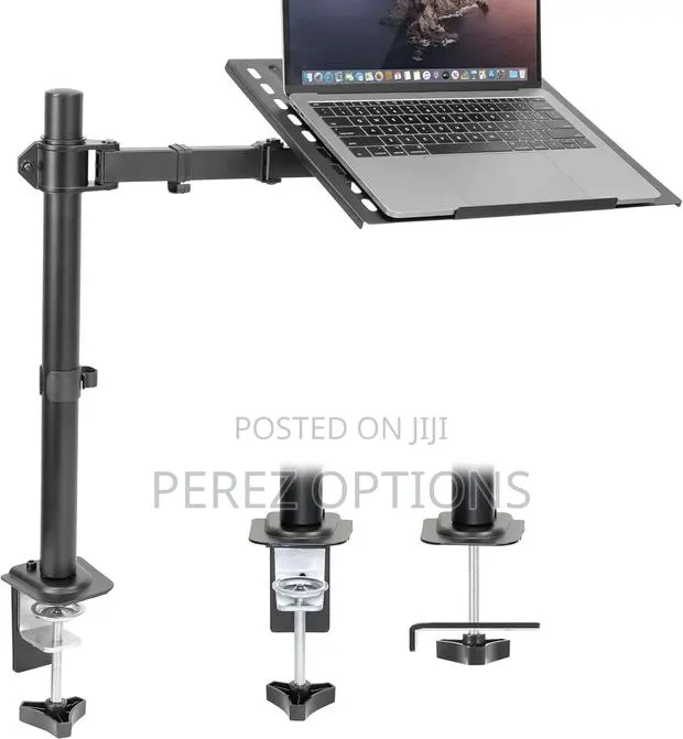 Laptop Desk Mount, Fully Adjustable Ergonomic Laptop Arm · Photo 1