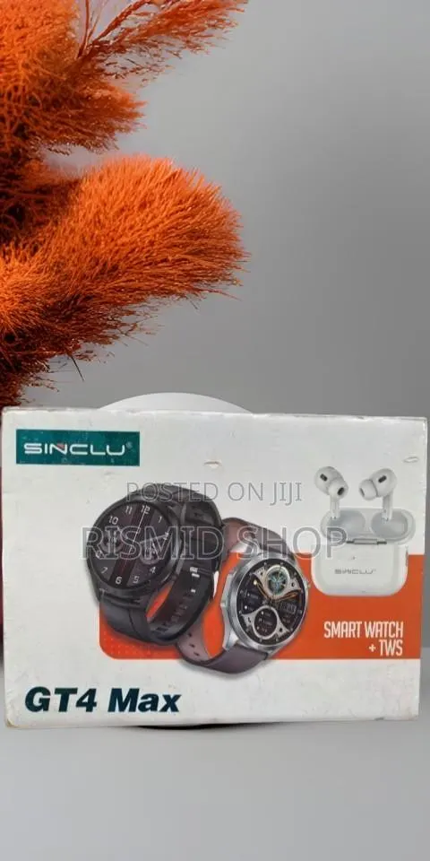 Sinclu Gt4 Max Smart Watch Combo With TWS Earbuds · Photo 1