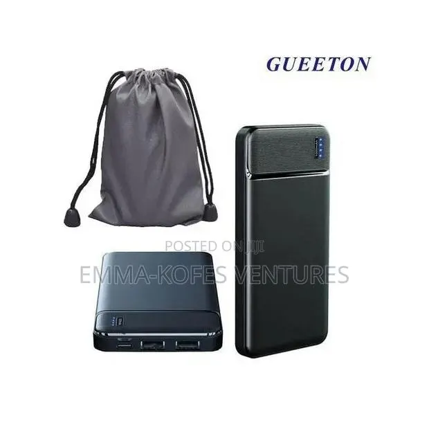 10000mah Power Charge Bank Compact LCD Black · Photo 1