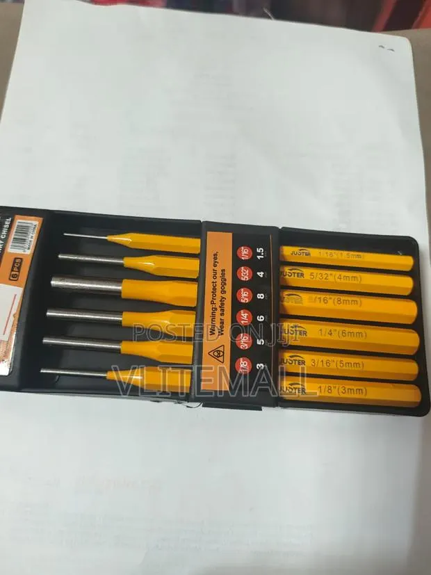 Juster 6-Piece Masonry Chisel Set (Jld28002). · Photo 1