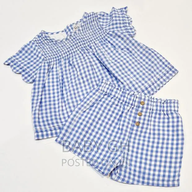 M S Girls Blue and White Outfit · Photo 1