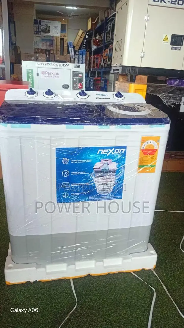 Nexon 12kg Semi/Full Automatic Washing Machine – Powerful Cleaning · Photo 1
